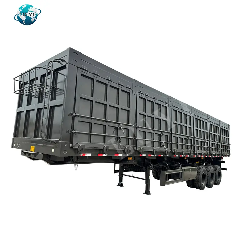 100-тонный трейлер с сильным покровом 3AXLE 1