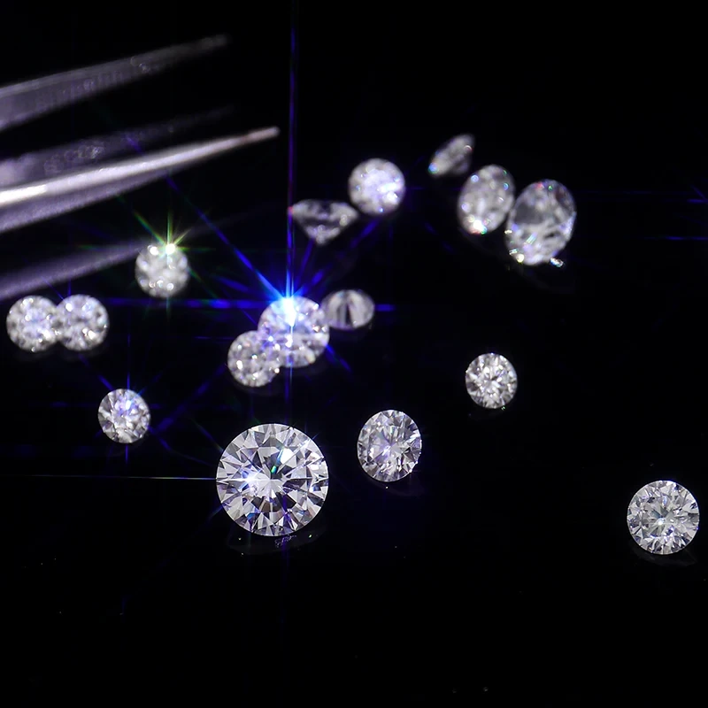 China D Color White Synthetic Moissanite Diamond Price Per Carat 1