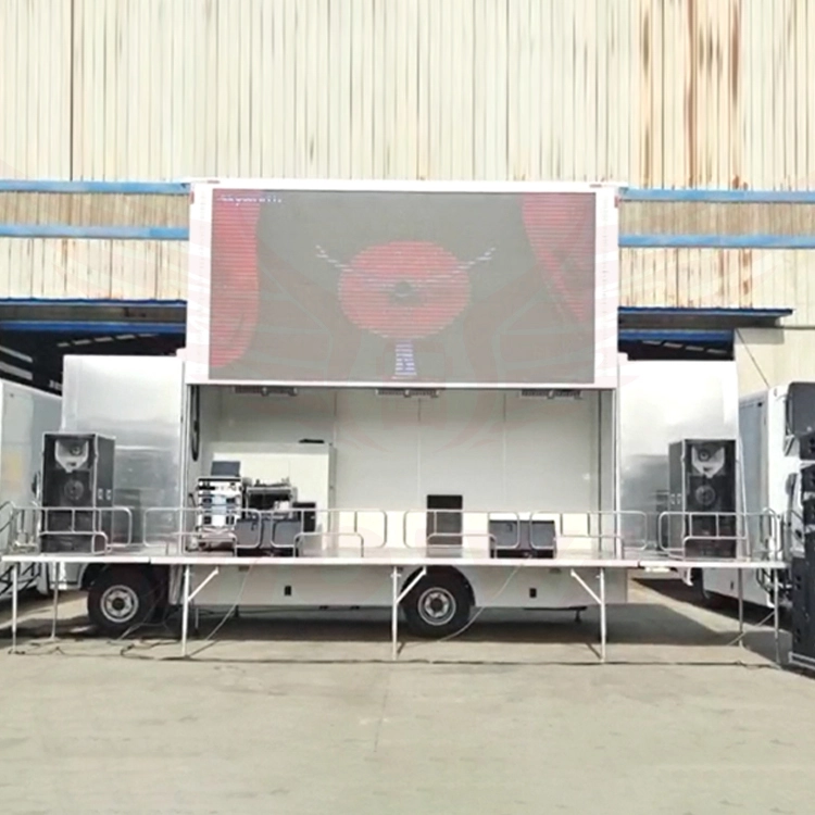Isuzu Sr50 Roadshow Mobile Stage Truck with Led Walls and Sound System 1