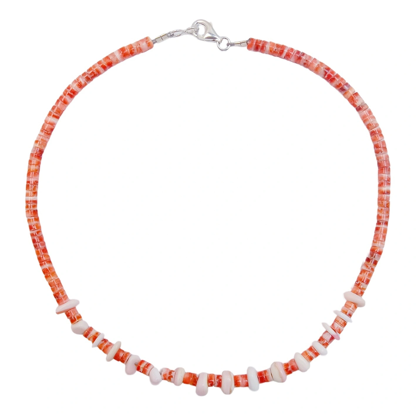 Spiny Oyster Pink Opal As Necklace Gift Simple 17.5g 16inch Atmosphere Jewelry Dream Healing Choice For Her 1