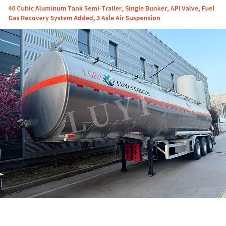 40000 litros de acero Fuel Oil Semirrailer | Luyi 4