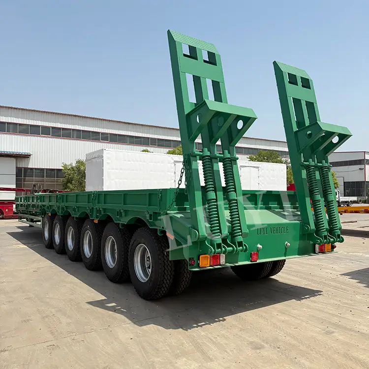 Semi-cimier à lit à bas à bas à 6 axes 40-80 tonnes | Luyi 1