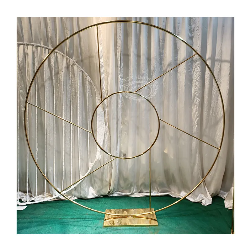 Gold Wedding Backdrop Wedding Decoration Prop - - WENDING 2