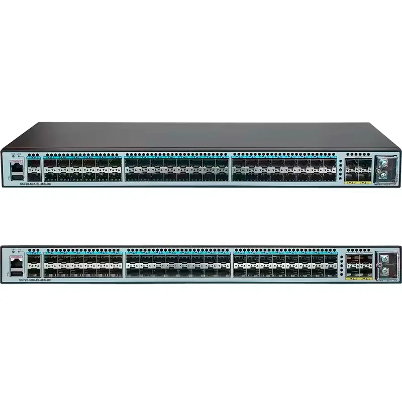 S5720-50X-EI-46S-DC 02350NHF 46*100/1000BASE-X ports+4*10GE SFP+ ports industrial switches 1