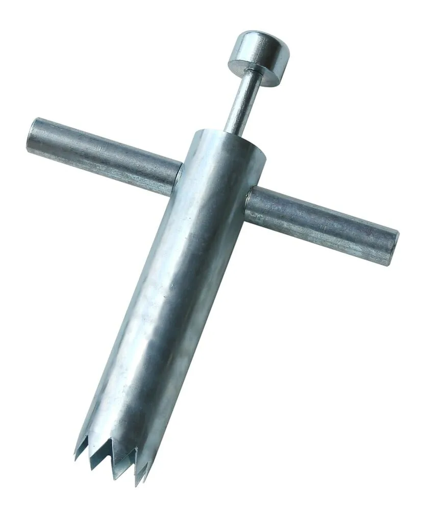 Cortador de núcleos de acero con dientes afilados - Cortador de muestras de núcleos para techos 1