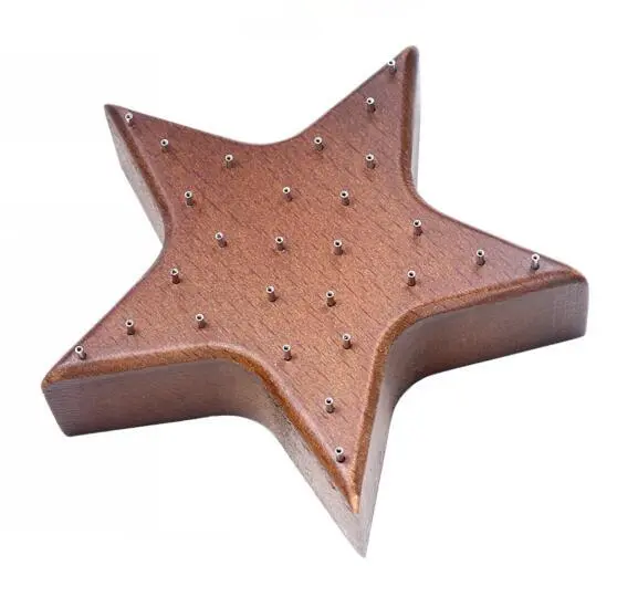 Eternal Metal Threadless Nose Ear Piercing Classic Wood Display Star Shape Fashion Accessory For Jewelry Piercing 1