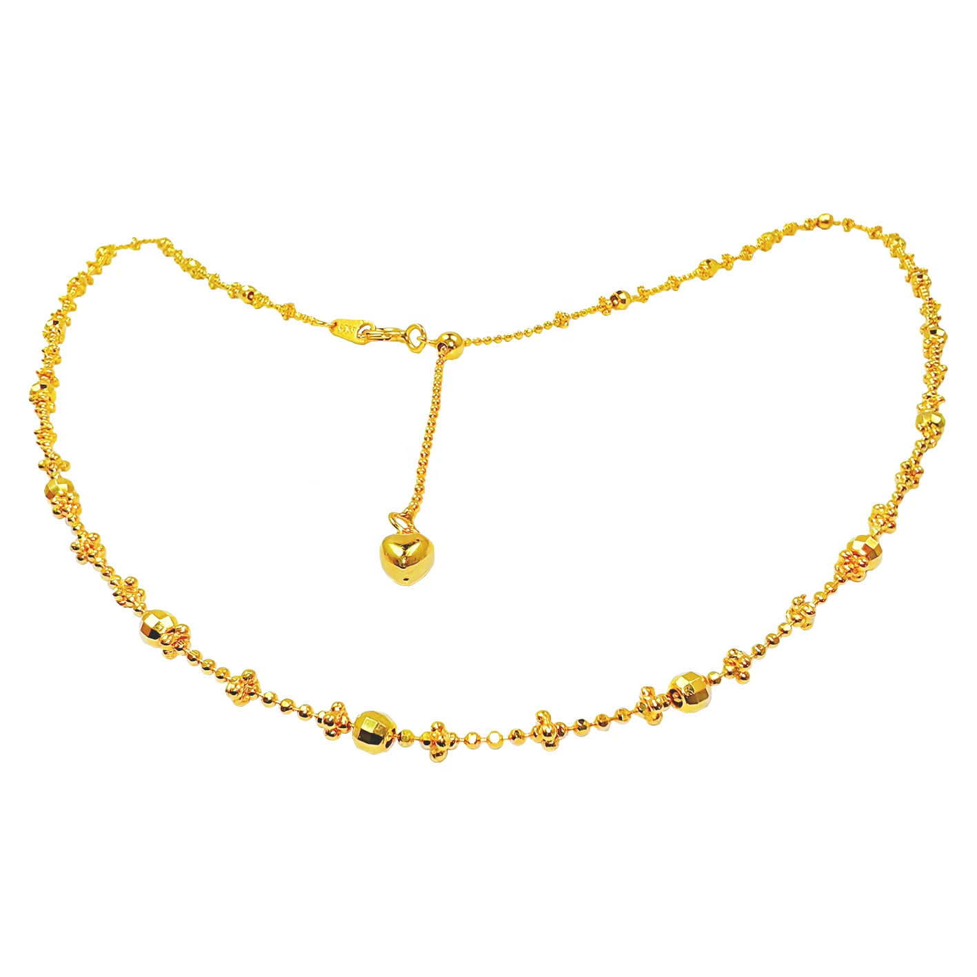 This Shiny Gold Toned S925 Silver Necklace Adopts A Unique Plating Process It Shines Brightly 1