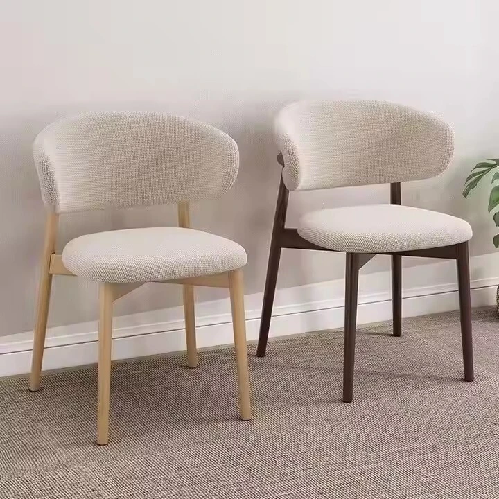 Modern Hot Sales Home Restaurant Coffee Shop Wooden Back Chair Household Solid Wood Dining Chair Cafe Table And Chairs Set 1