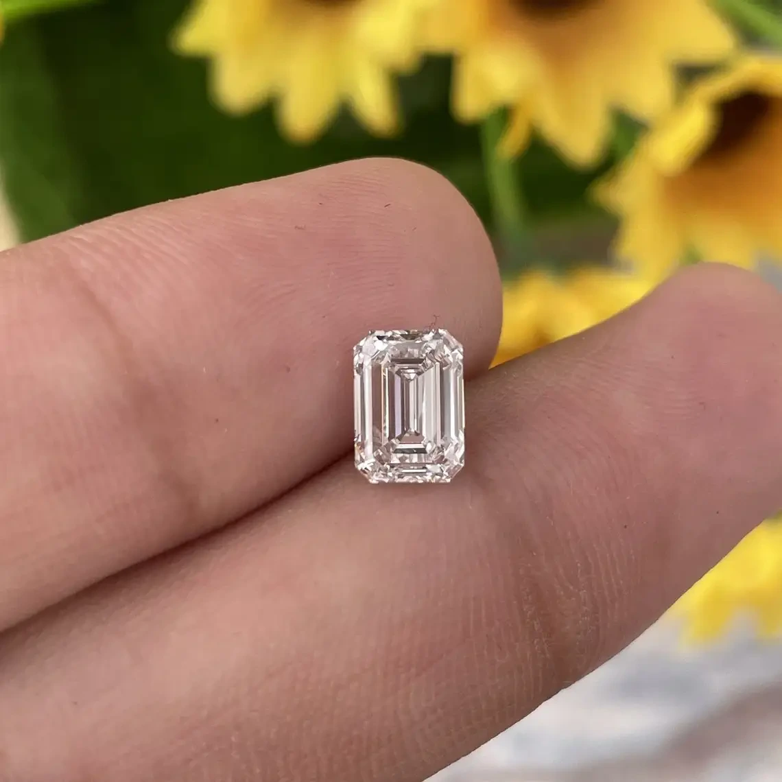 Lab Diamonds Wholesale 5.07ct F Color Vvs2 Emerald Lab Grown Diamond Color Igi Certified 561295742 Loose Polish 1