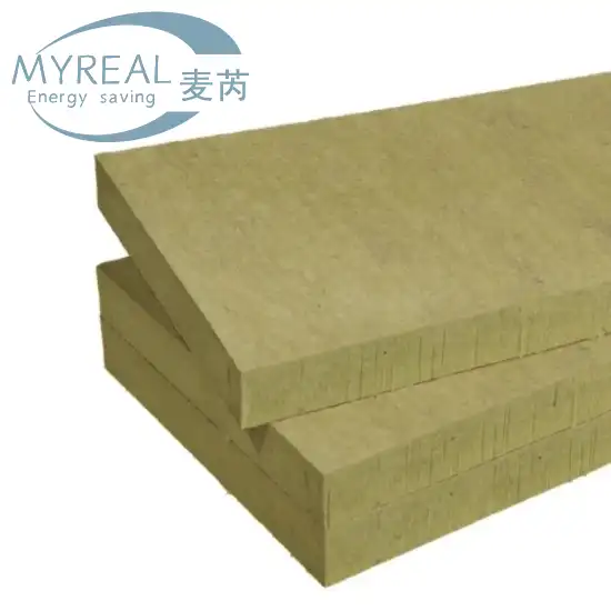 Fireproof Sesli Isı Yalıtım Kaya Yün Kartı Yalıtım Malzemesi Duvar Paneli 1