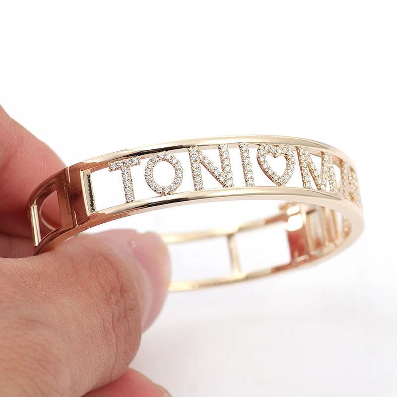 Customizable 10k Yellow Gold Bracelets With Lab Grown Diamond For Weddings And Gifts With Igi Certificated Jewelry For Women Men 1