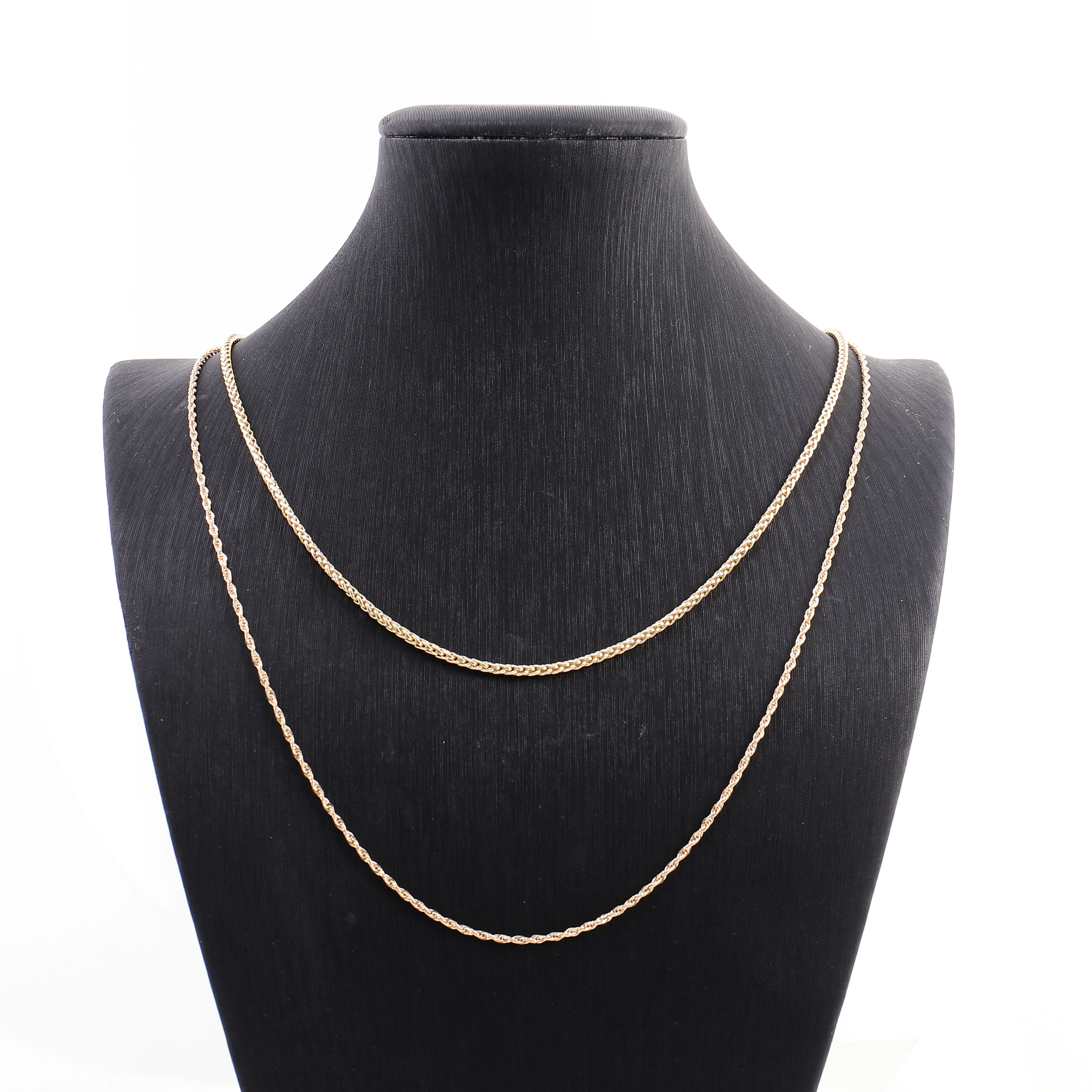 Provence Moissanite Gem 18inches 1.5mm Thickness 925 Sterling Silver 18k Gold Plated Rope Chain Hiphop Jewelry For Men/women 1