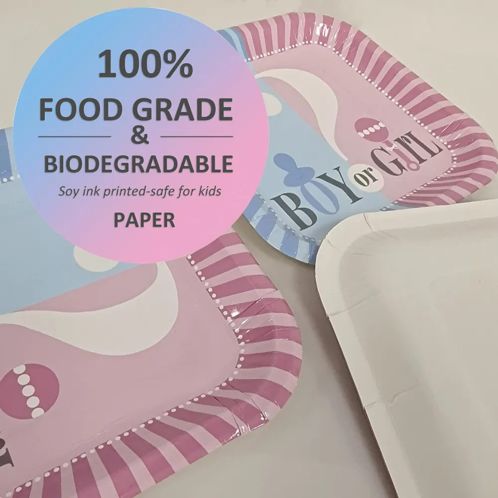 Printed Party Plates XiangSheng by Xiangsheng 6