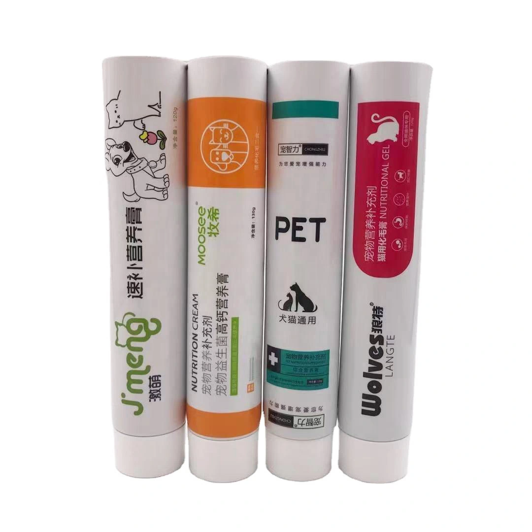 Factory Custom Food Tube Packaging Food Grade Tube Packaging 120g Pet Food Packaging Hose 1