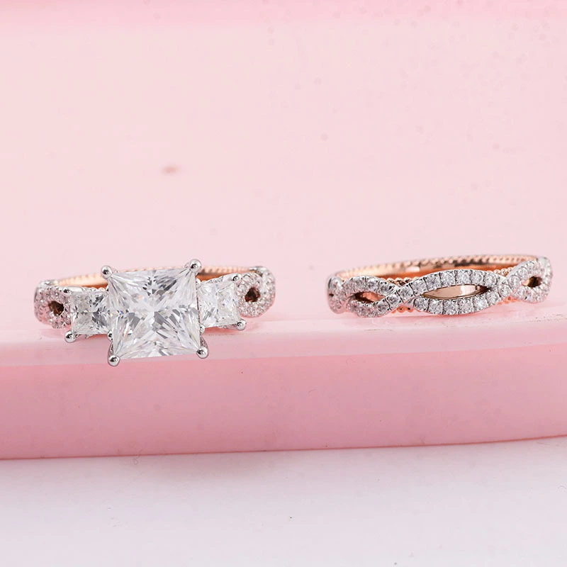 Provence Jewelry Hot Moissanite Diamond Women Ring 18k Gold All Shape Moissanite Engagement Ring 1
