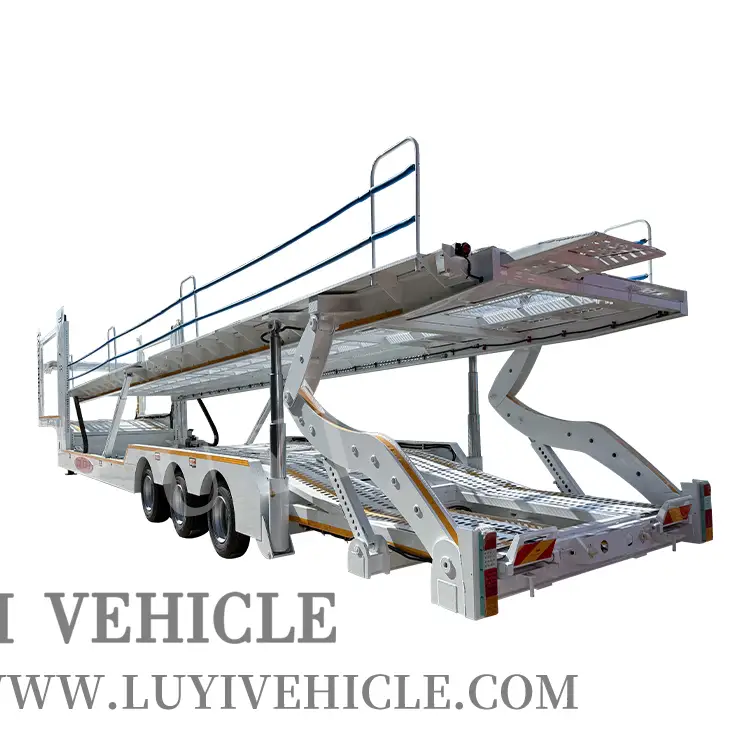 Semi de transporte de automóviles para 8-16 vehículos y automóviles 1