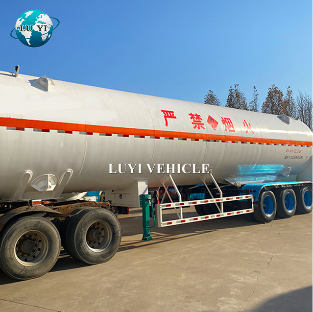 Cander de remolque de GNL GAS GAS GAS GAS LPG de alta calidad 4