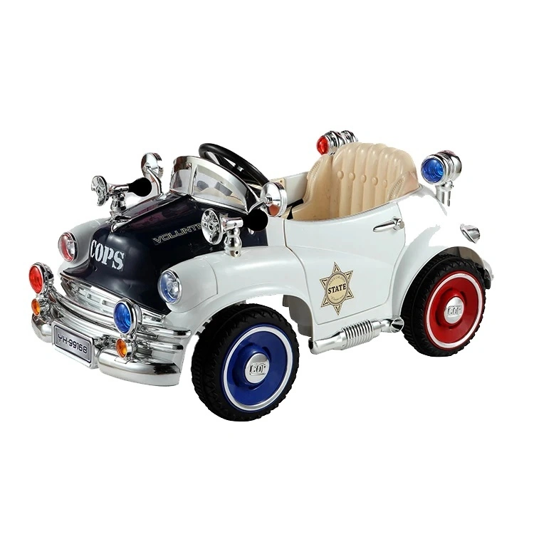Paseo con pilas en el coche del juguete de la policía para el coche teledirigido del juguete de los niños 6v 2.4g con música 1