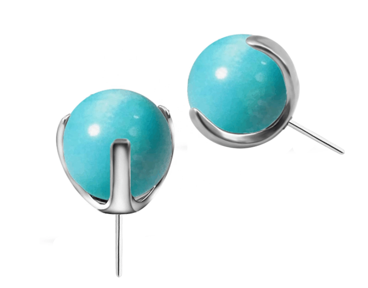 Eternal Metal Astm F136 Titanium Claw Set Opal Threadless Piercing Jewelry 1