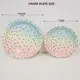 Personalised Paper Plates Rainbow Candy Plates Paper - - Xiangsheng 9