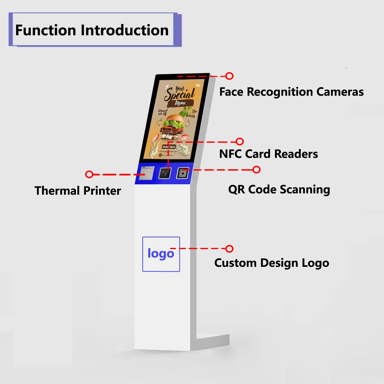 Self Service Ticketing Kiosk Metal Case by E-Star 2