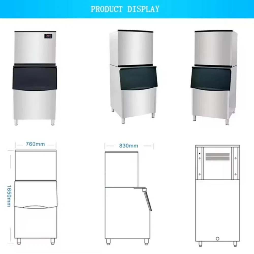 Making Machine 500kg/24hrs Commercial Ice Cube Makers Industrial Dry Ice Machine 3