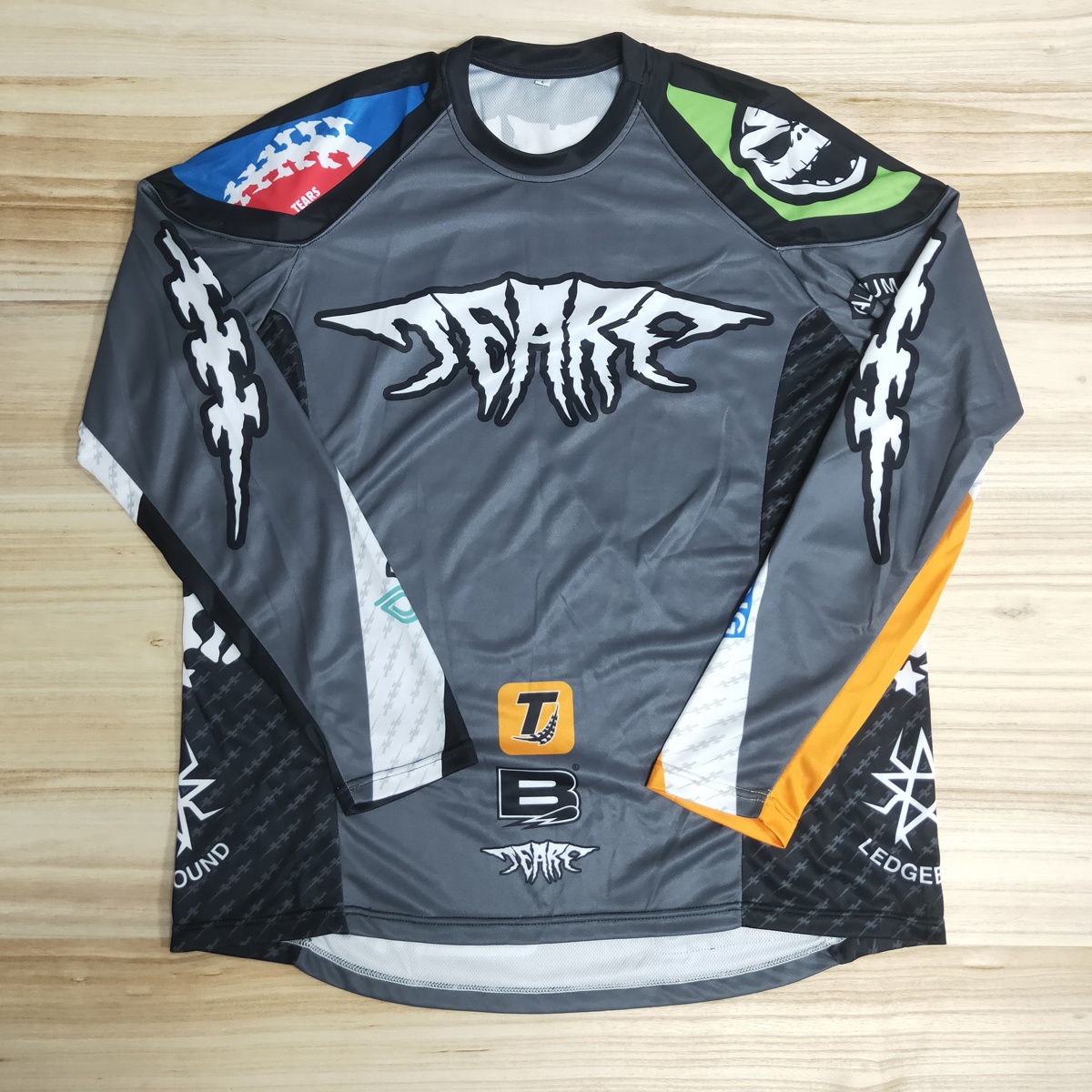 Camisa BMX personalizada de sublimação de alta qualidade 3