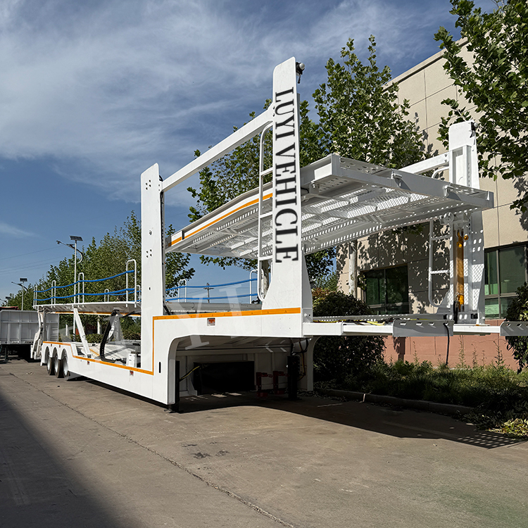 3axes Doble Deck Auto Car Carrier Semirrailer | Luyi 3