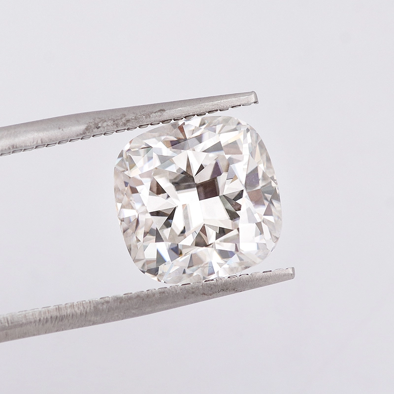1ct 2ct 3ct Def Color Vvs1 Clarity Moissanite Diamond Price Per Carat Square Cushion Moissanite Stone 1