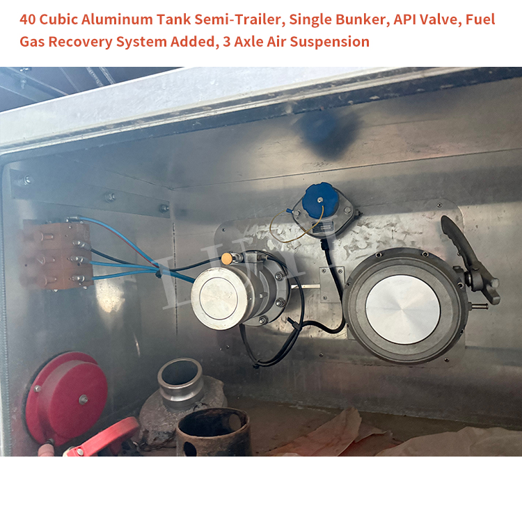 40000 litros de acero Fuel Oil Semirrailer | Luyi 5