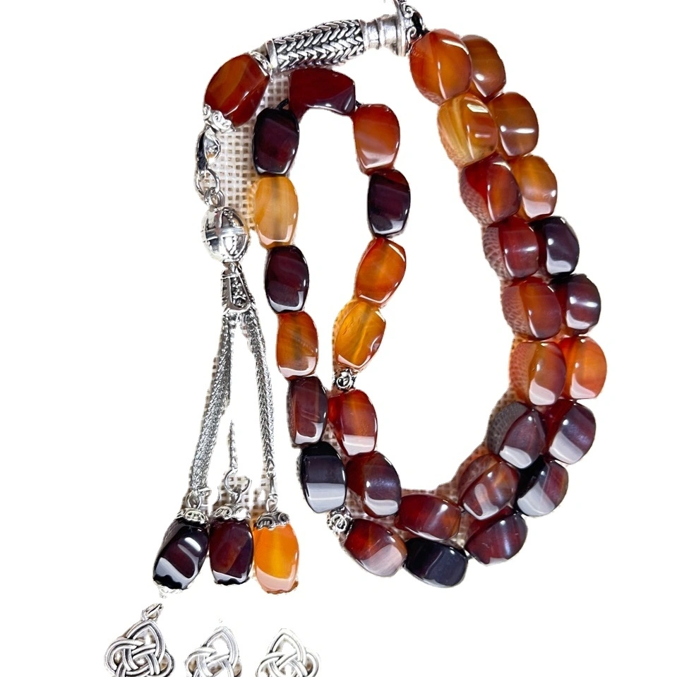 Resin Tasbih Prayer Bead Amber Misbaha 33 Beads Muslim Man Rosary Mastkhan Islamic Jewelry Eid Gift Tasbeeh Tesbih 1