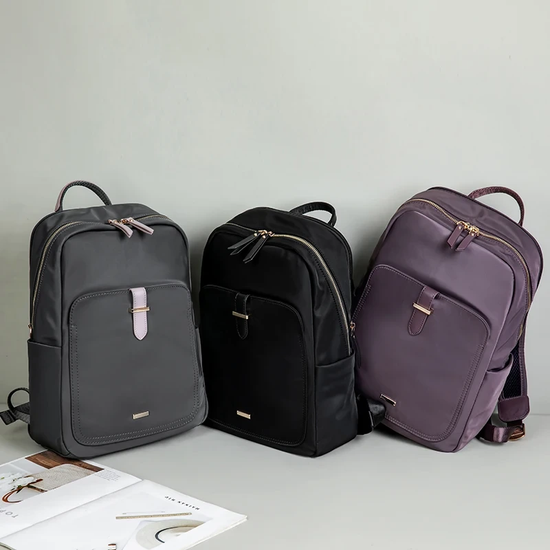 Custom Vintage Women's Bag Large Capacity Leather Daily Commute Travel Backpack Anti Theft Casual Outdoor Rucksack 1