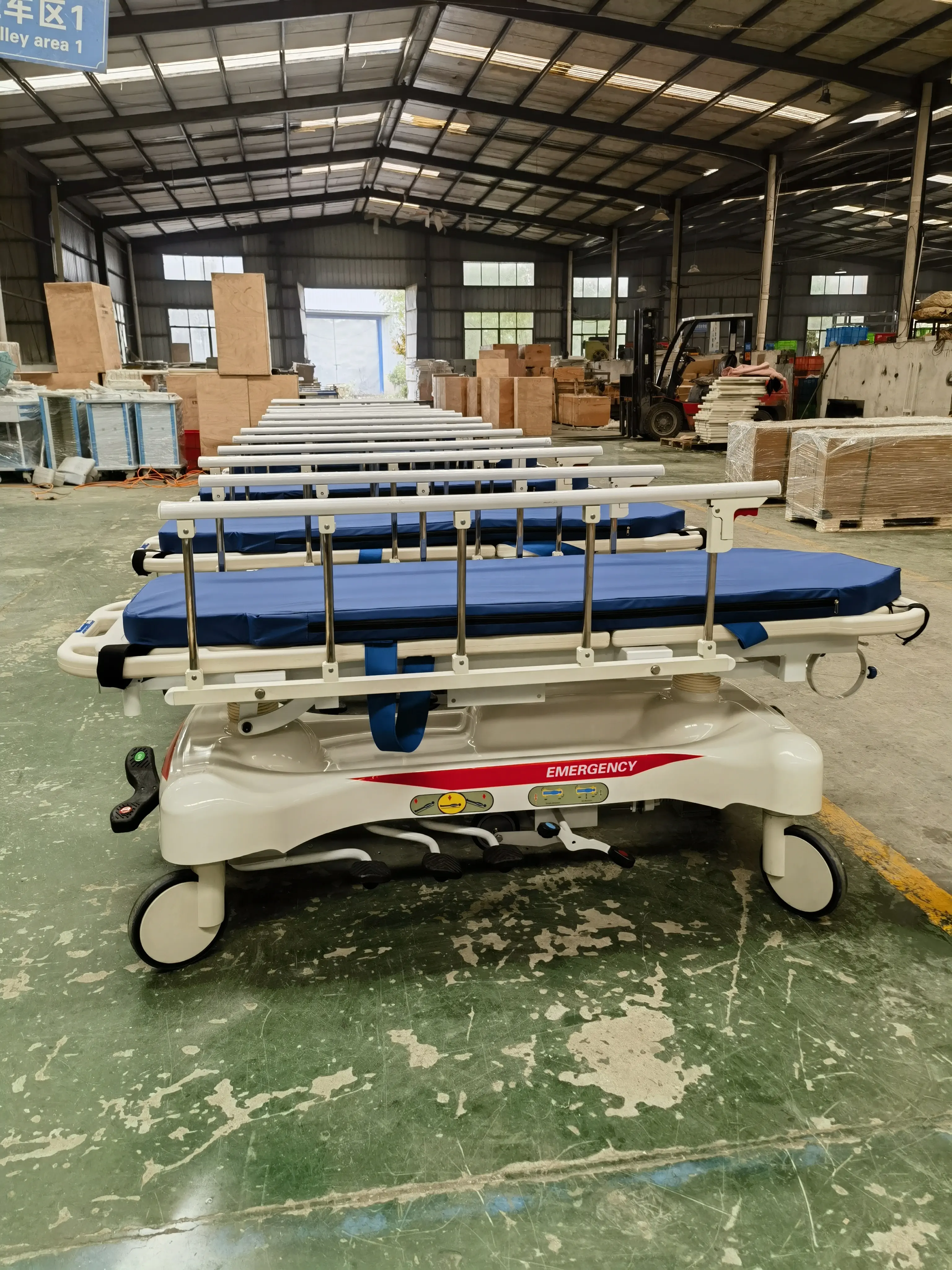 Medical Bed Manufacturer White and Blue Wholesale - Osen Medical 5