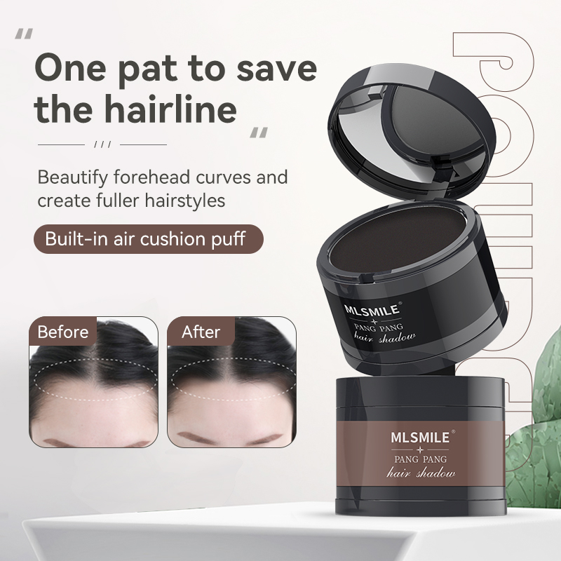 Linha de cabelo em pó 4g Raiz preta preta 1
