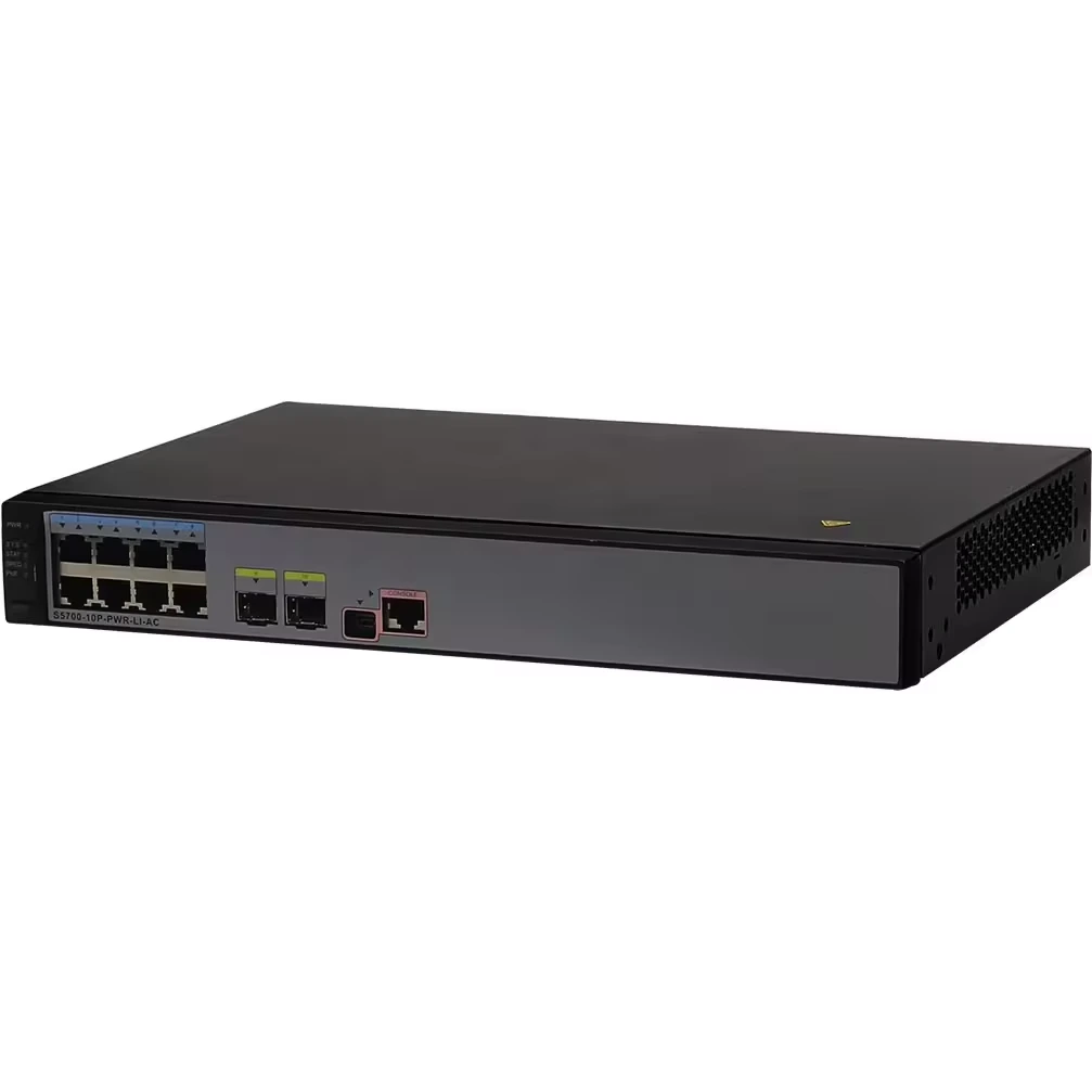 S5700-10P-PWR-LI-AC 02354037 S5700-LI Series switch 8-port Gigabit POE switch 1