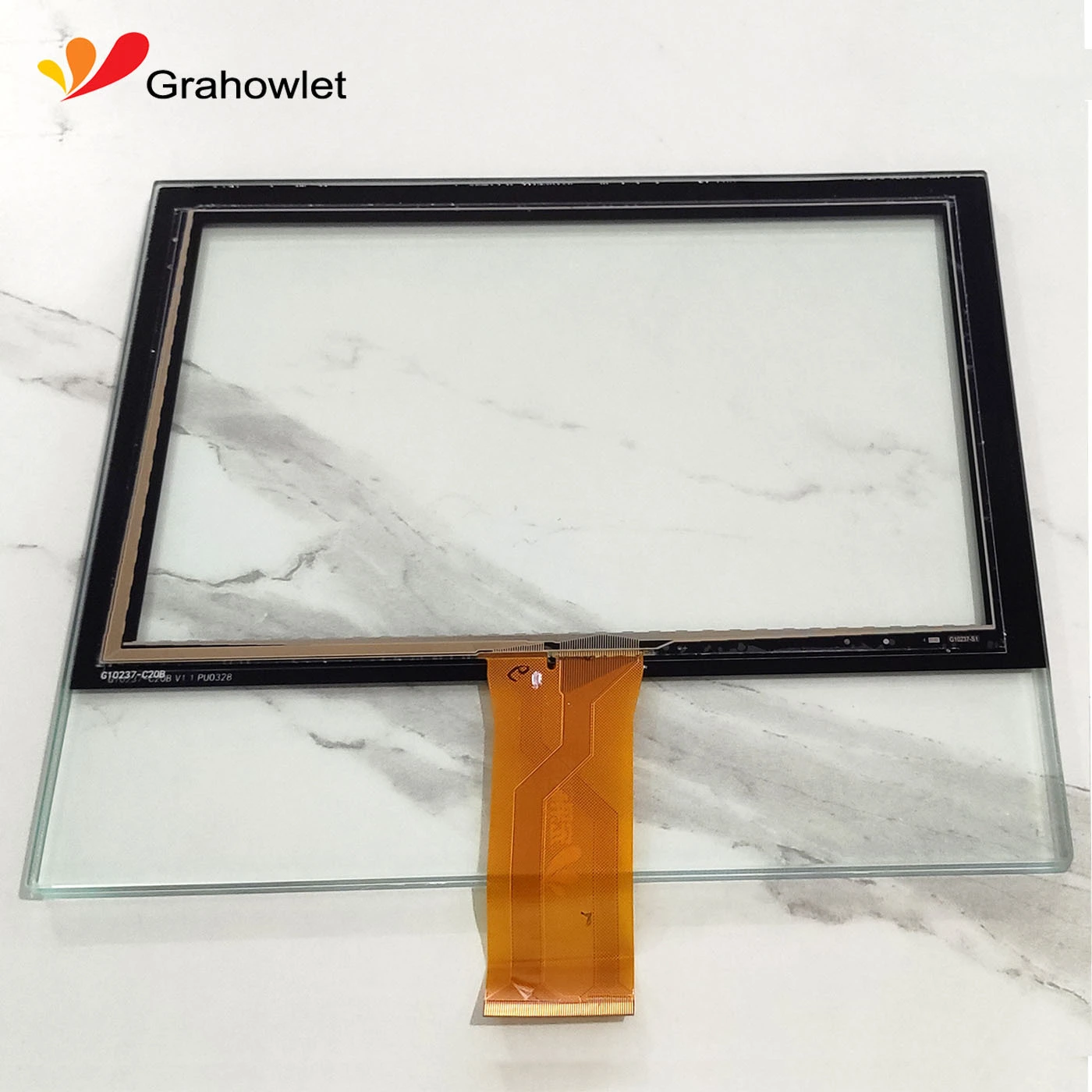 Hx1011822-pcap Ik9/ik10 Touch Glass Panel 10.1 Inch Capacitive Touch Screen Panel With 10mm Cover Glass,Usb Controller Board 1