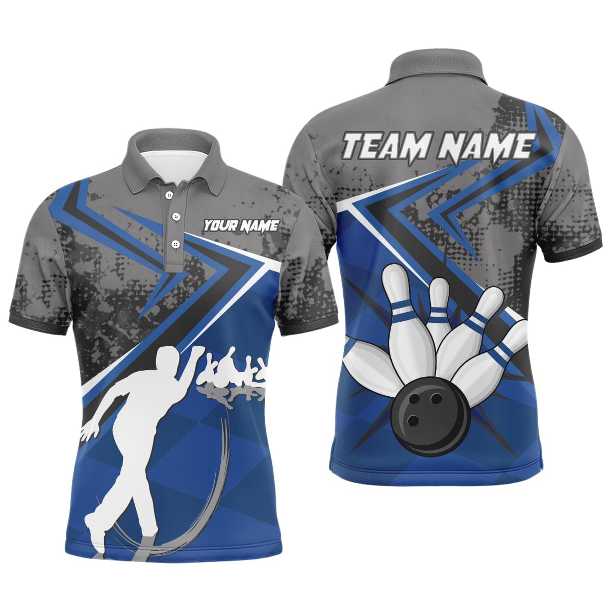 Individuell sublimiertes Bowling-Trikot 6