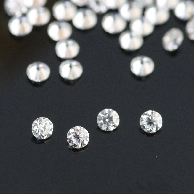 Melee 0.8mm 1mm 2mm 2.5mm Ef Color White Loose Moissanite Price Per Carat From China Manufacturer 1