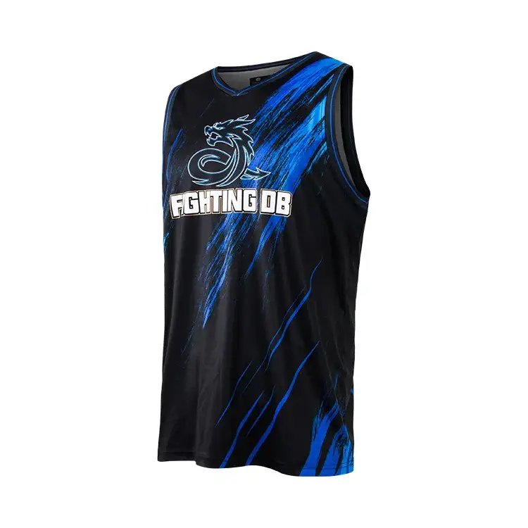 Monarcha Oem Odm Mma Vest Rash Fir Sublimation Clóbhuailte Spandex Bjj Troid Caith Vest Oiliúna Giomnáisiam Club Mma 1