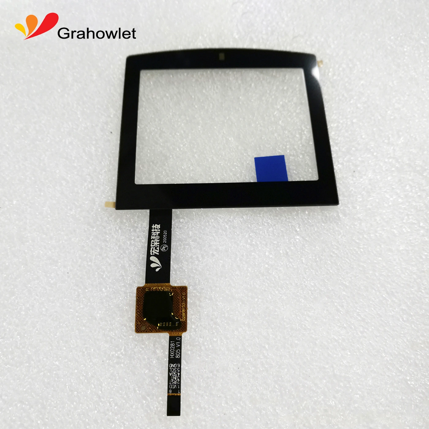 Hx0281805 Pcap(projected Capacitive) 2.8 Inch Small Touch Screen Glass Panel With Iic/usb Interface 1