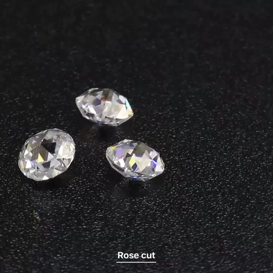 Provence Jewelry Factory Price Double Rose Cutting Vvs Moissanite Diamond 1 Carat Price 1