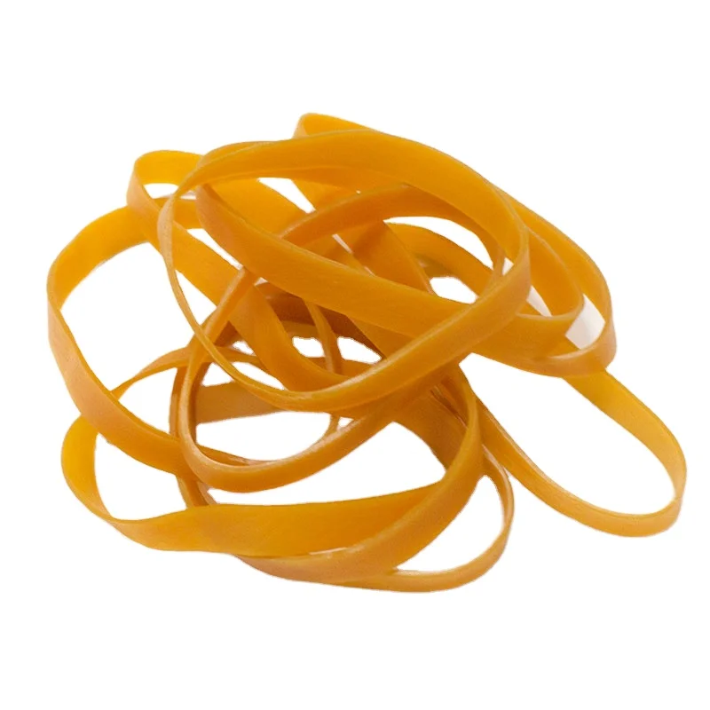 Yellow Rubber Bands for Office, Home, School - Wholesale Assorted Elastic Bands 1