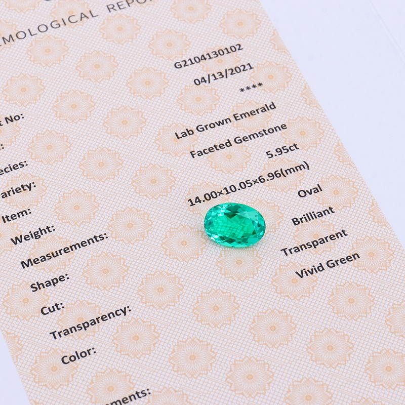 Wholesale Price High Quality Diamond Emerald Cut Stone Colombia Color Custom Lab Grown Gemstones Loose Diamond For Jewelry 1