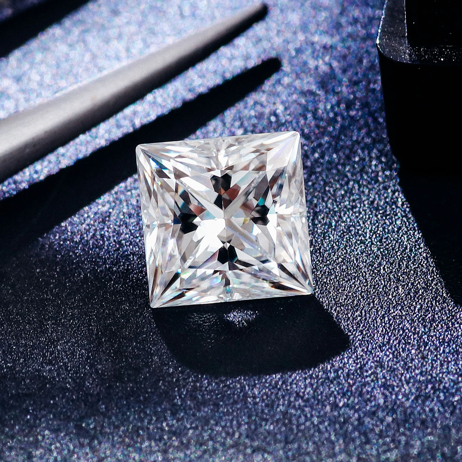 Provence Wholesale Price Princess Cut 1ct-9ct White Moissanite Def Color Vvs Clarity Loose Stone With Jewelry For Women Men 1
