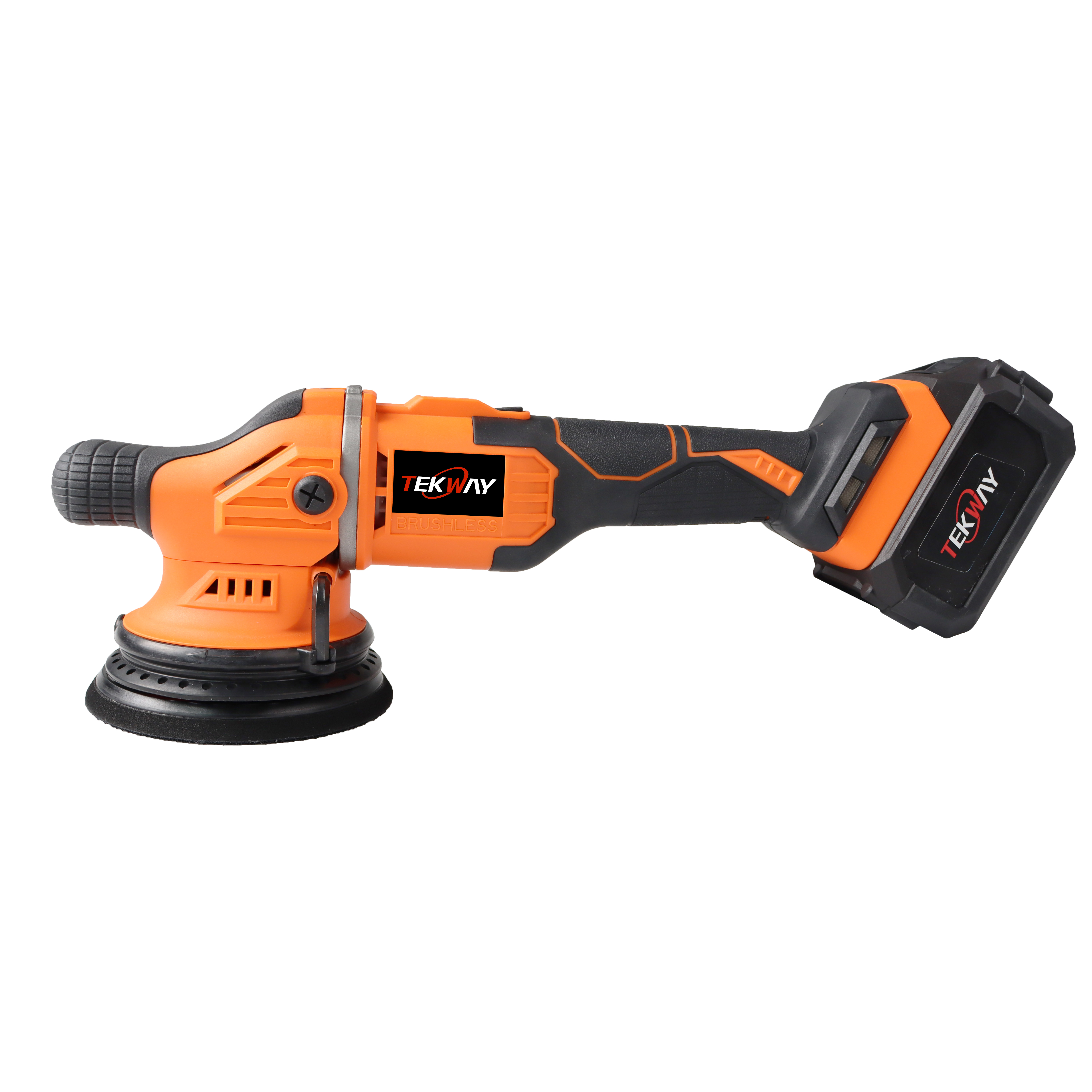 18V johdoton kaksitoiminen auton kiillotuskone 5 tuuman 125 mm säädettävä nopeus 2300-4800 rpm 2