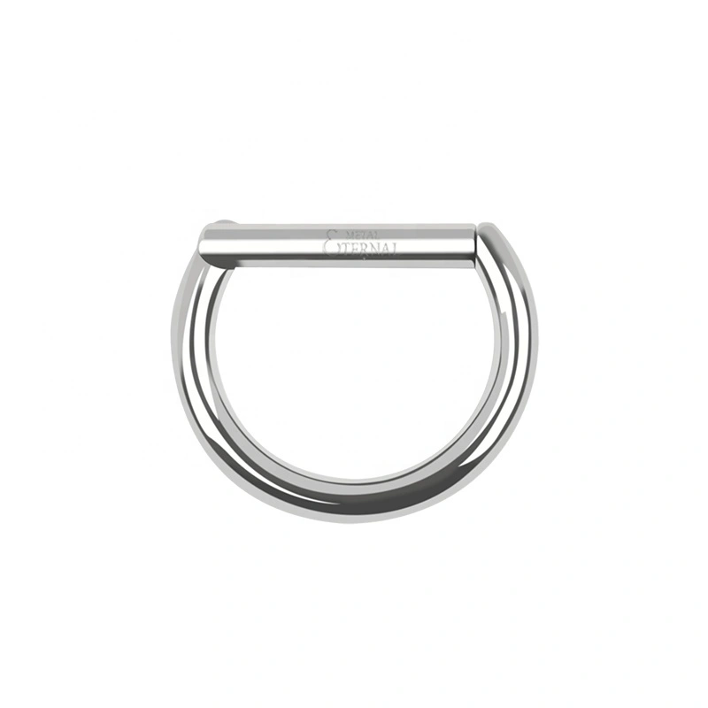 Eternal Metal 16g 5/16 Astm F136 Titanium Plain Septum Ring Piercing Jewelry 1
