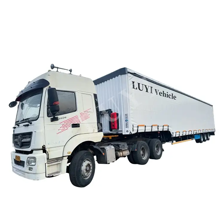 Heavy Duty 3-Axle Side Curtain Semi-trailer 1