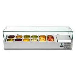 Refrigerated Salad Bar Cooler Counter Freshness Preservation Workbench Light Industry 1