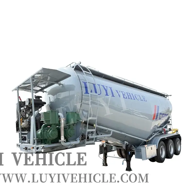 Powder Tank Semi Trailer Can Customized | LUYI 1
