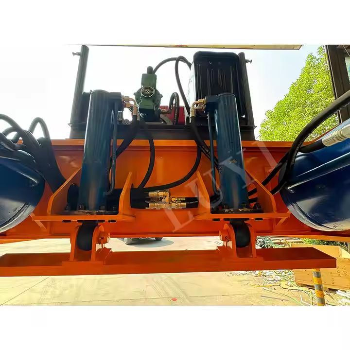 4-Axis Detachable Low Flat Plate Heavy Equipment Transport 4